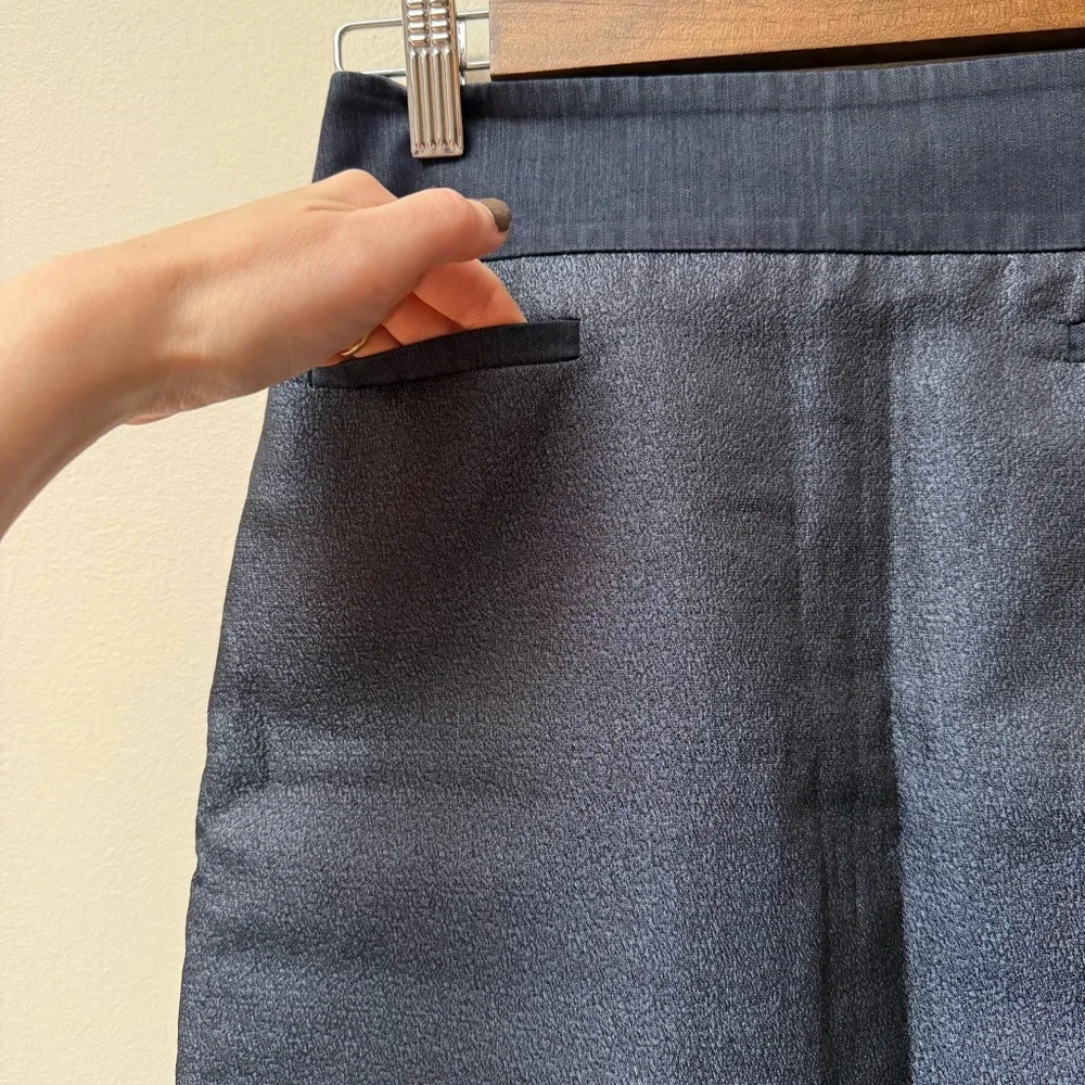 Ann Taylor Loft Shiny Metallic Skirt